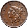 Image 2 : 1837 N-5 R2 Plain Hair Cord, Small Letters PCGS graded AU58, CAC Approved