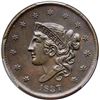 Image 2 : 1837 N-6 R2 Plain Hair Cord PCGS graded AU55