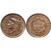 Image 1 : 1837 N-9 R1 Beaded Hair Cord PCGS graded MS64 Brown, CAC Approved
