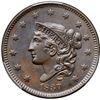 Image 2 : 1837 N-12 R3 Beaded Hair Cord PCGS graded AU58