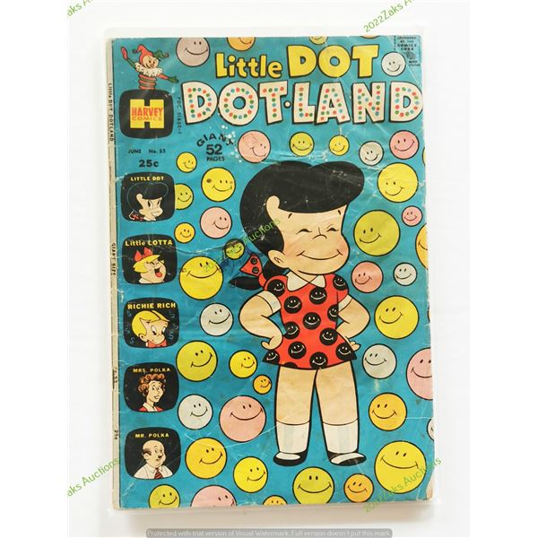 LITTLE DOT DOTLAND NO 53 1972 HARVEY COMICS