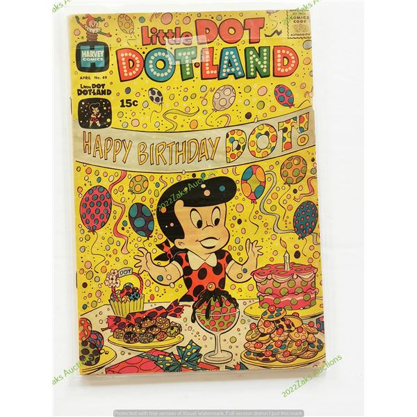 LITTLE DOT DOTLAND NO 49 1971 HARVEY COMICS