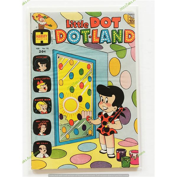 LITTLE DOT DOTLAND NO 56 1972 HARVEY COMICS