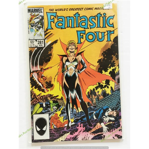 FANTASTIC FOUR NO 281 1985 MARVEL COMICS