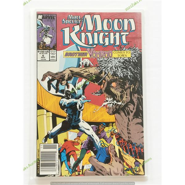 MOON KNIGHT NO 6 1989 UNREAD MARVEL COMICS NM