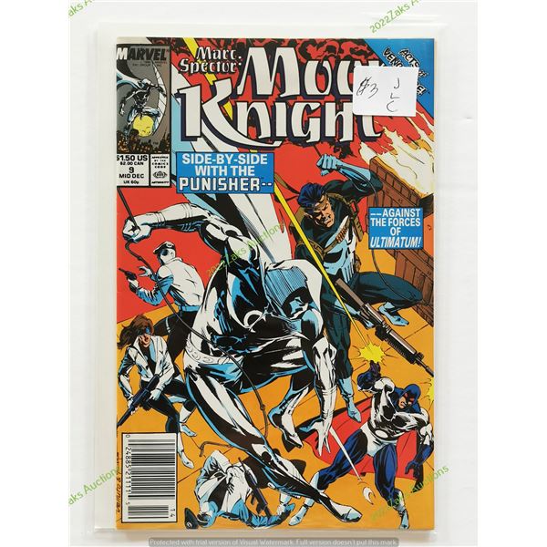 MOON KNIGHT NO 9 1989 VF MARVEL COMICS