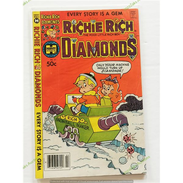 LOT OF 6 RICHIE RICH DIAMONDS