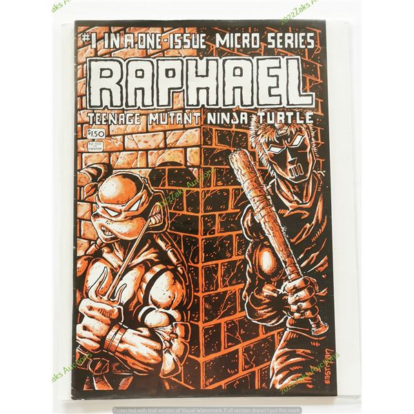 RAPHAEL #1 TEENAGE MUNTANT NINJA TURTLE 1985 1ST CASEY JONES