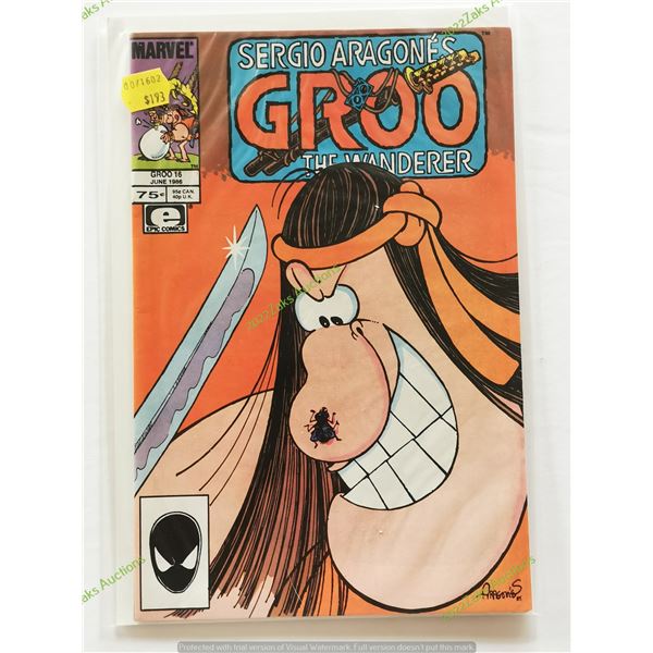 SERGIO ARAGONES GROO THE WANDERER MARVEL EPIC COMICS 