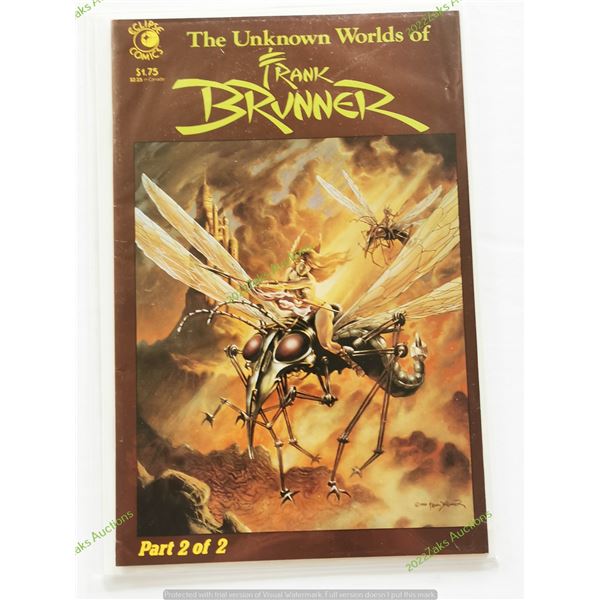 THE UKNOWN WORLDS OF FRANK BRUNNER PART 2 OF 2 ECLIPSE COMICS