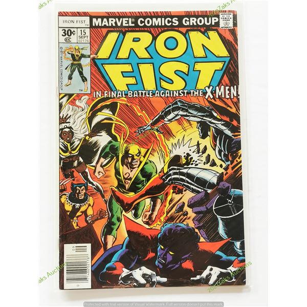 IRON FIST NO 15 1977 MARVEL COMICS