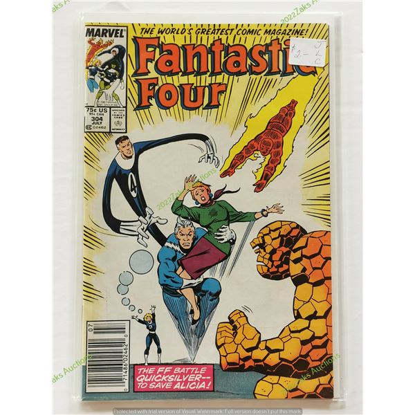 FANTASTIC FOUR NO 304 1987 MARVEL COMICS