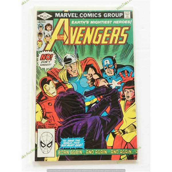 AVENGERS NO 218 1982 UNREAD MARVEL COMICS NM