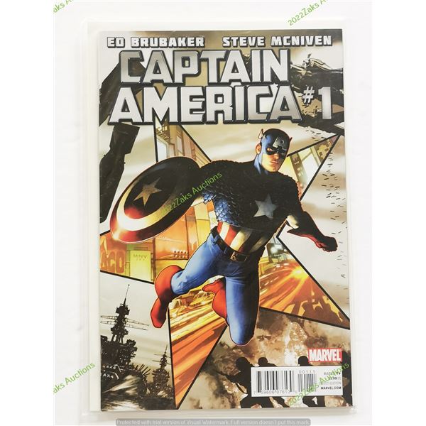 CAPTAIN AMERICA #1 2011 REGULAR VARIANT MARVEL COMICS