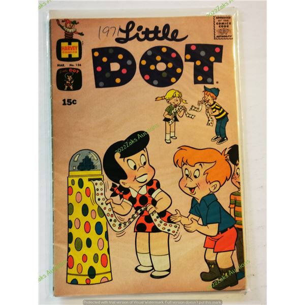 LITTLE DOT NO 136 1971 HARVEY COMICS