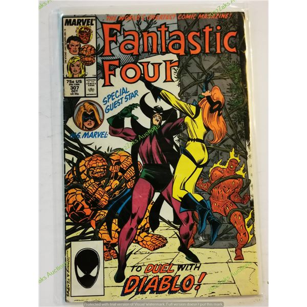 FANTASTIC FOUR NO 307 1987 MARVEL COMICS NM