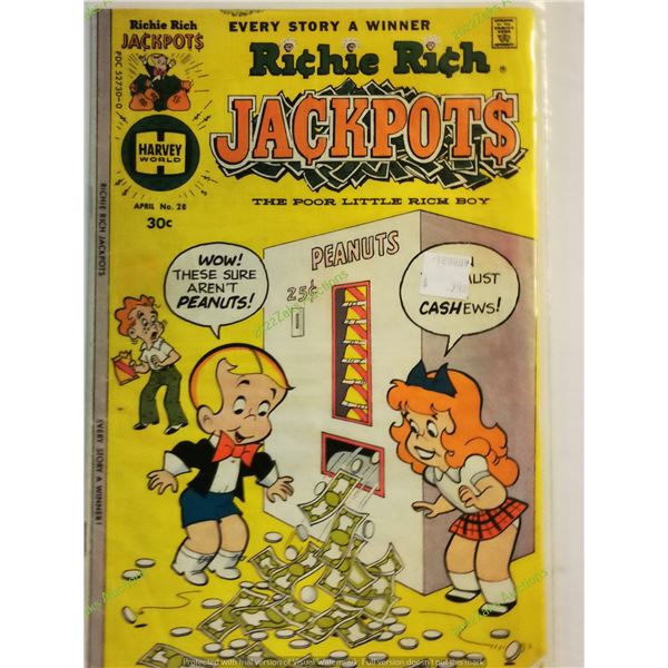 LOT OF 8 RICHIE RICH JACKPOTS
