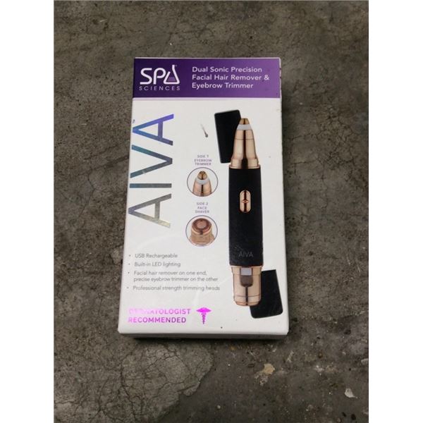 Aiva  spa sciences dermatologist recommended facial hair removal and eyebrow trimmer