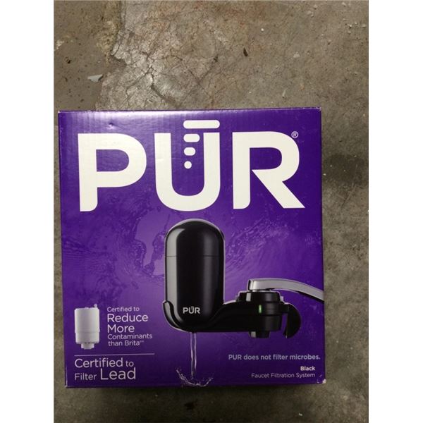 Pur   Certified to reduce more CONTAMINANTS than Britta