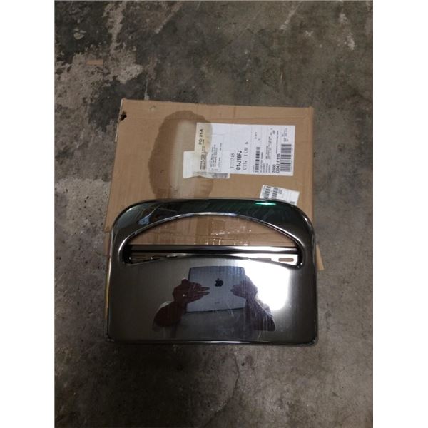 Commercial toilet seat cover holder dispenser