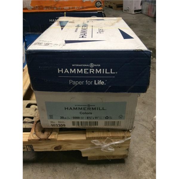 Hammermill copy paper 8 1/2 x 11“ 5000 sheets blue