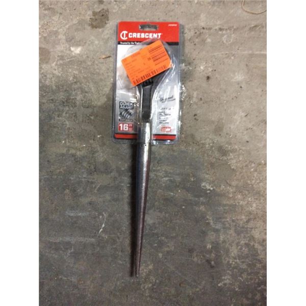 Crescent quick adjust 16 inch spud wrench