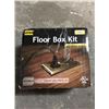 Image 1 : Floor box kit brass finish