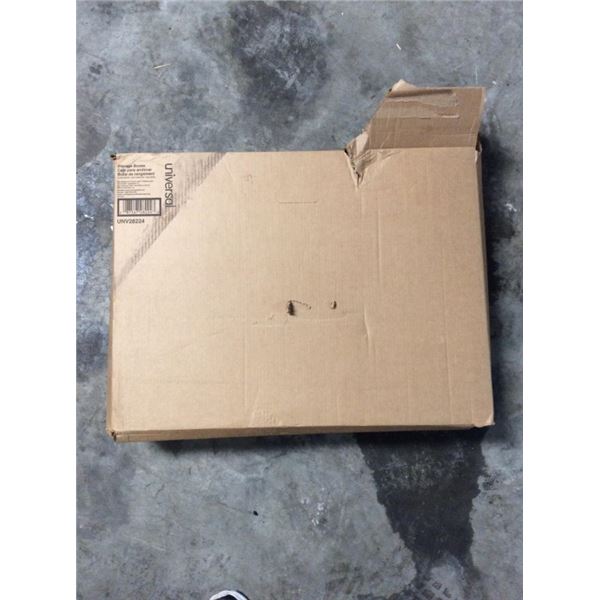 Universal storage boxes quantity 12