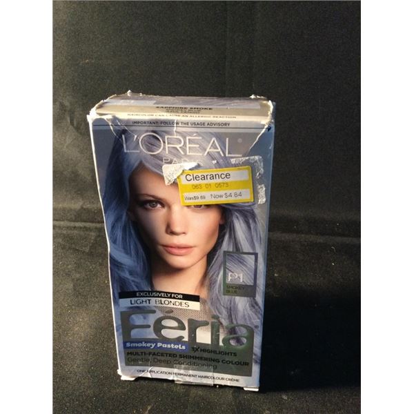 L’Oreal Paris smoky blue hair dye