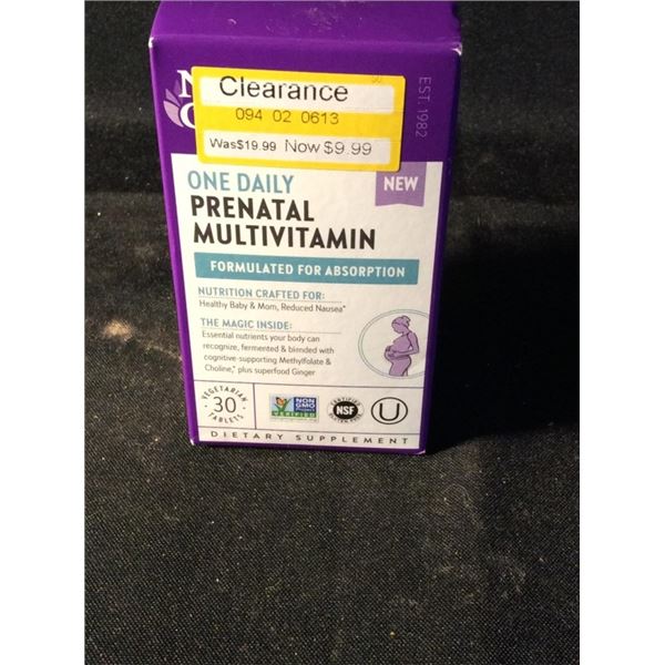 One a day prenatal multivitamin retails for $20