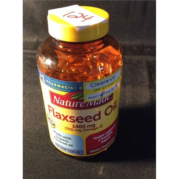 Nature made flaxseed oil