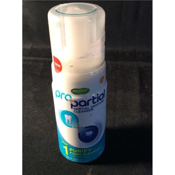 Partial denture cleaner