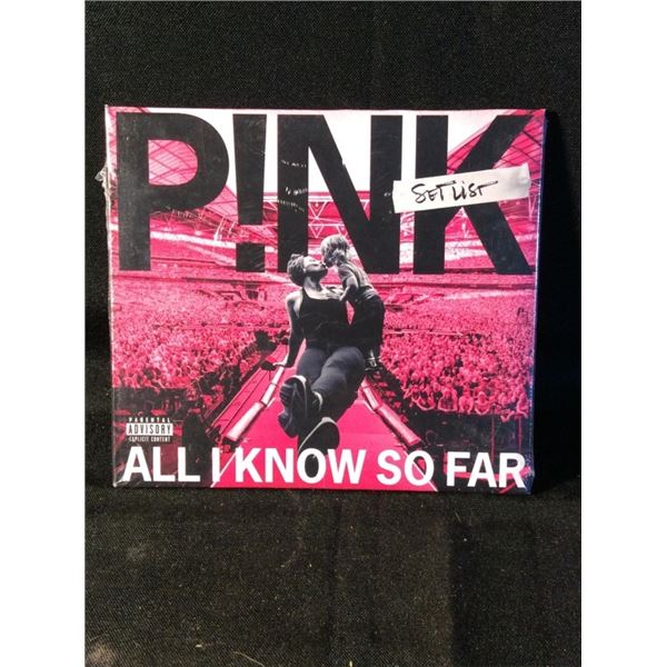Pink all I know so far CD