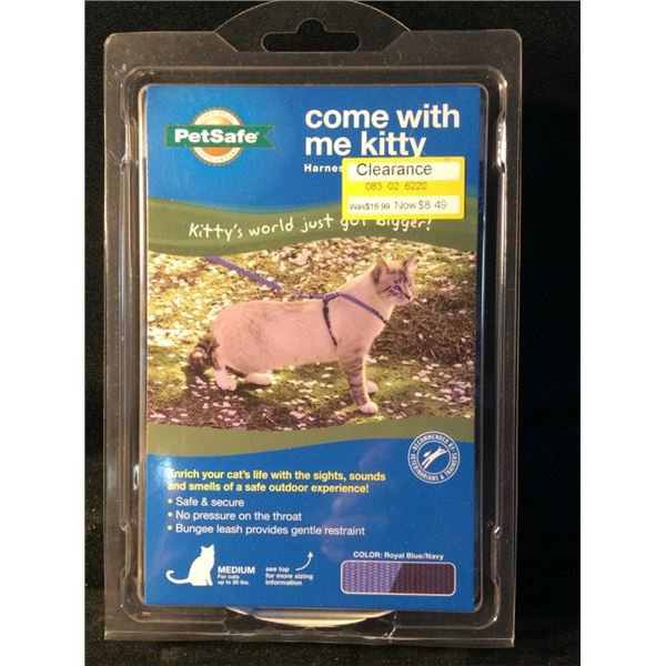 Pet safe come with me kitty harness retails for $17