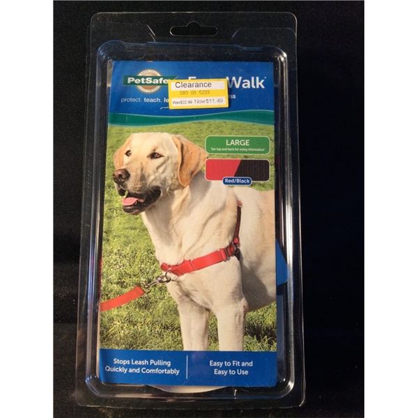 Pet safe size large easy walk harness retails for $23