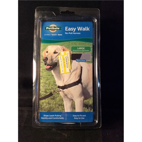 Pet safe easy walk no pull harness size large retails for $23