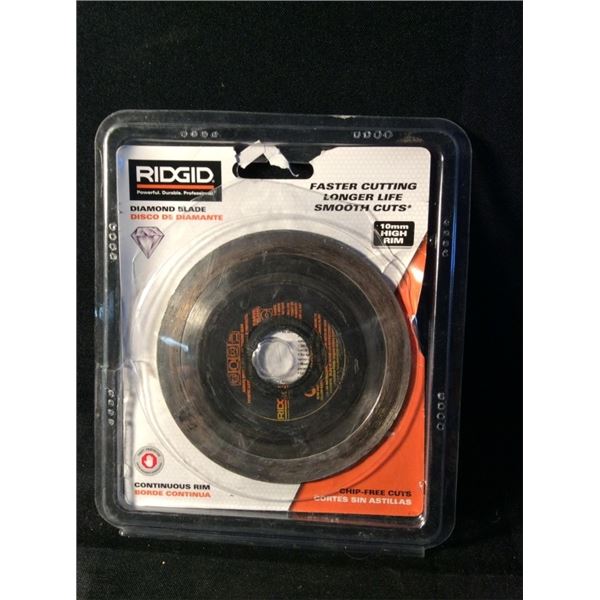 Rigid diamond blade