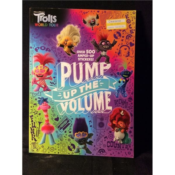 Trolls world tour Pump Up the Volume sticker book