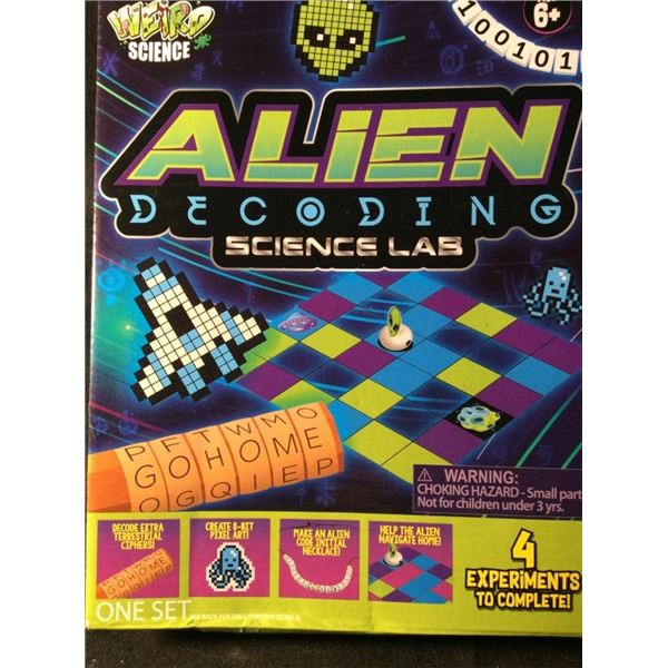 Alien decoding science lab
