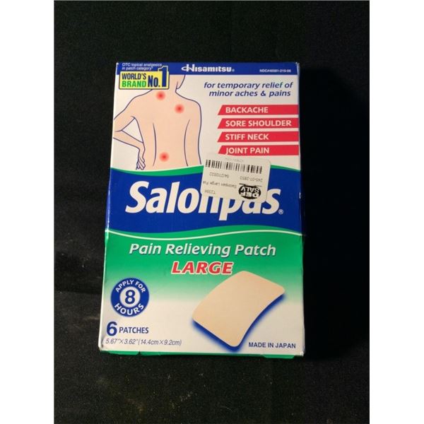 Pain relieving patch large six patches