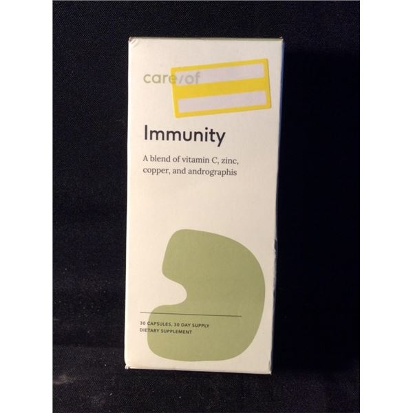 Immunity 30 capsules vitamin C zinc copper