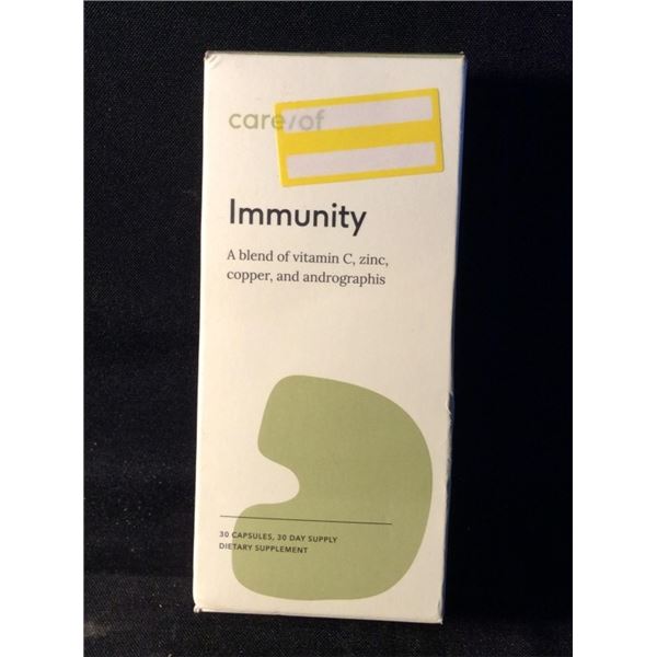 Immunity 30 capsules vitamin C zinc copper