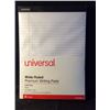 Image 1 : Universal wide rule premium writing pads six pads