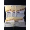 Image 1 : 5 packs  Wilson Jones insertable tab dividers five tab clear 8 1/2“ x 11“ three hole punched