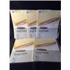Image 1 : 5 packs  Wilson Jones insertable tab dividers five tab clear 8 1/2“ x 11“ three hole punched