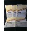 Image 1 : 5 packs  Wilson Jones insertable tab dividers five tab clear 8 1/2“ x 11“ three hole punched