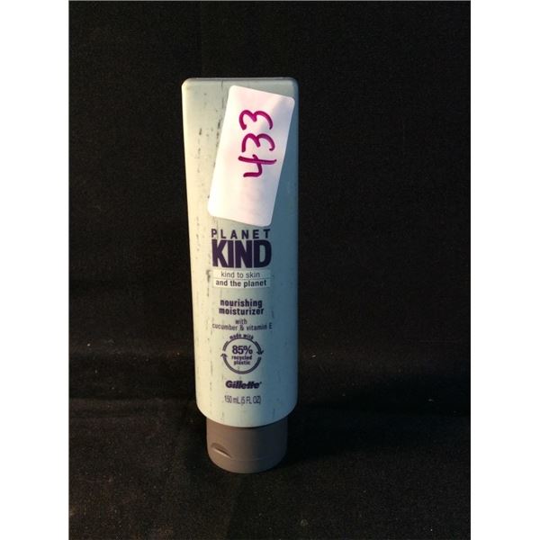 Planet kind moisturizer made by Gillette
