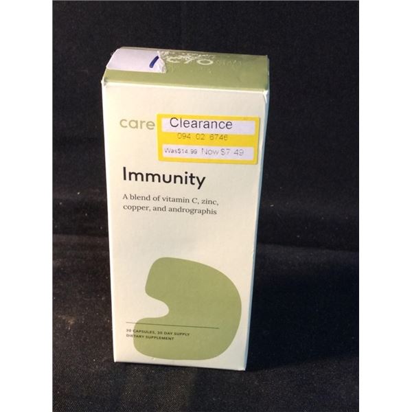 Immunity 30 capsules retails for $15