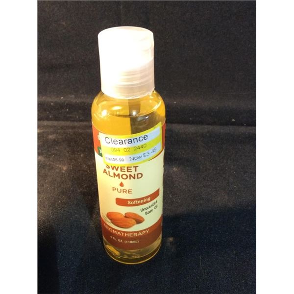 Natures truth sweet almond pure softening unscented base oil aromatherapy