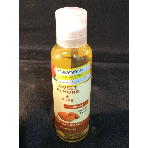 Natures truth sweet almond pure softening unscented base oil aromatherapy